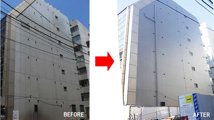 東京都千代田区 立花日英ビル外壁塗装・シーリング工事